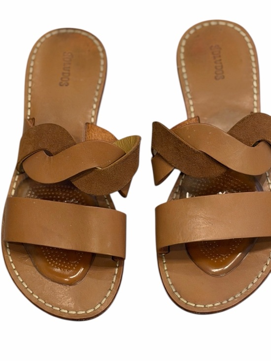 Soludos Shoes - SOLUDOS Imogen Leather Slide Sandals Flats SIZE 7.5